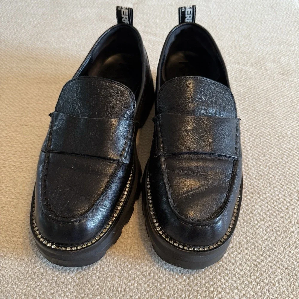 Karl Lagerfeld Black Women's Maysun Platform Casual Shoe Women‎ 9m
